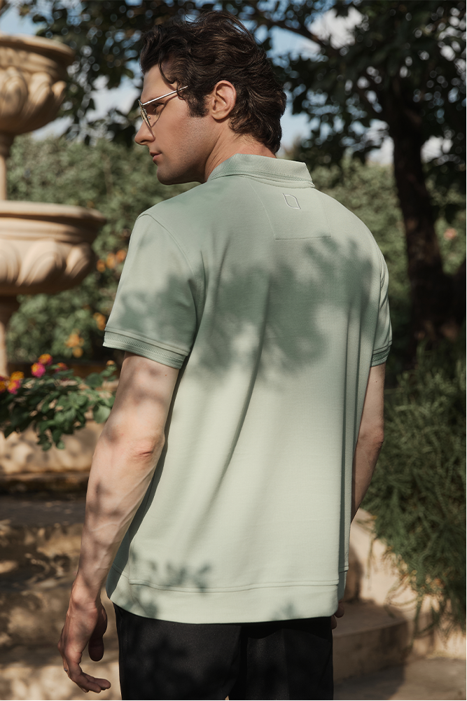 ÁO POLO NAM LETREND - REGULAR FIT - MINT