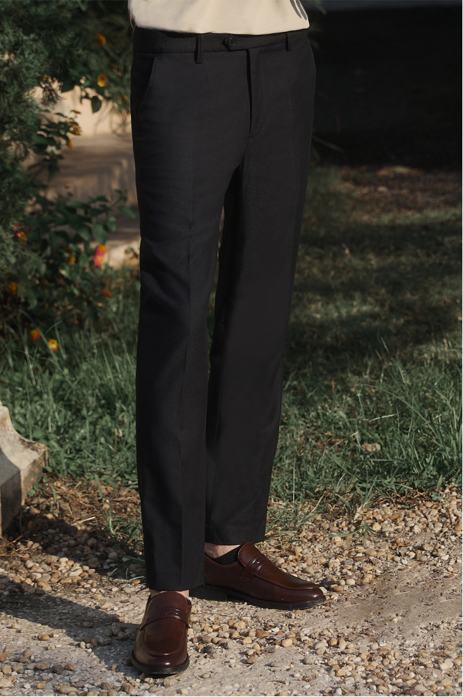 QUẦN TÂY NAM LETREND - STRAIGHT - BLACK
