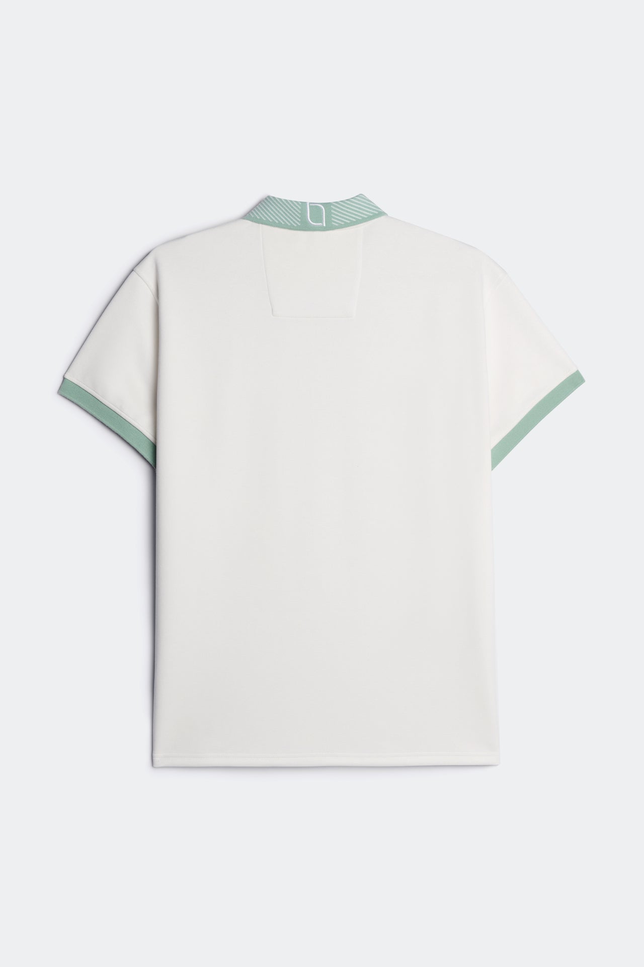 ÁO POLO NAM LETREND CỔ DÂY KÉO - REGULAR FIT - WHITE & MINT