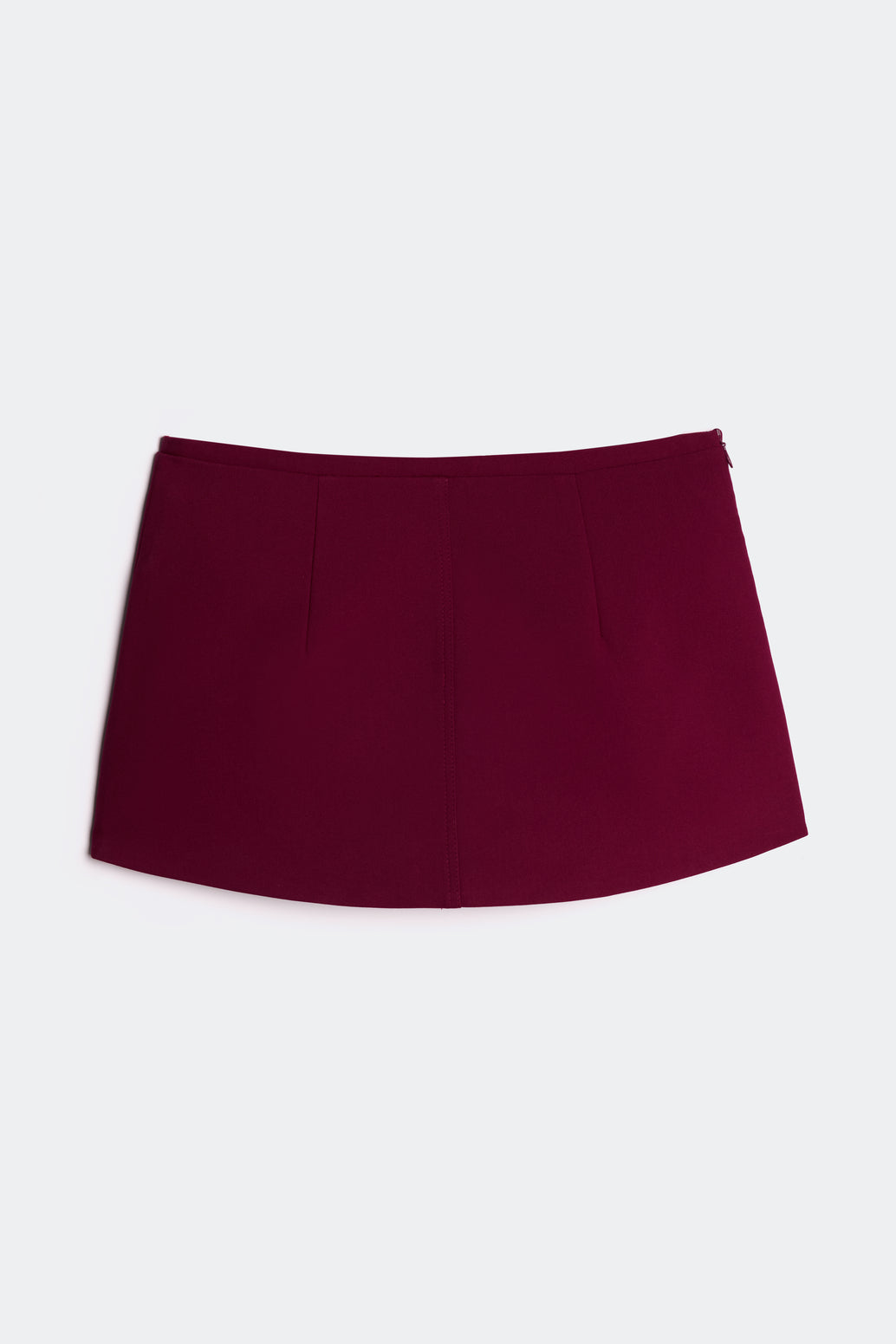 Letrend Burgundy A-Line Skirt